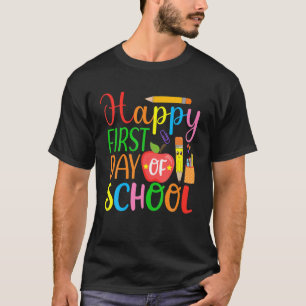Der glückliche erste Tag des Lehrers und Schülers  T-Shirt