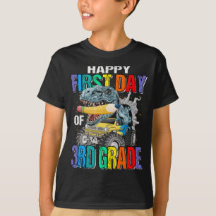 Der glückliche erste Tag des Monsterlusses der dri T-Shirt