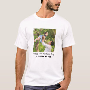 Der glückliche Erste Vatertag T-Shirt
