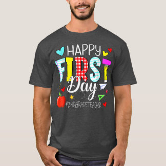 Der glückliche Erster Tag des 2. T-Shirt