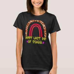 Der glückliche letzte Tag des Regenbogenlehrers Sc T-Shirt