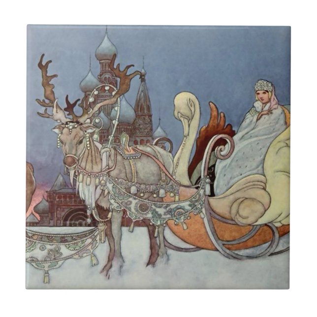 "Der glückliche Prinz von Charles Robinson aus Rus Fliese (Vorderseite)