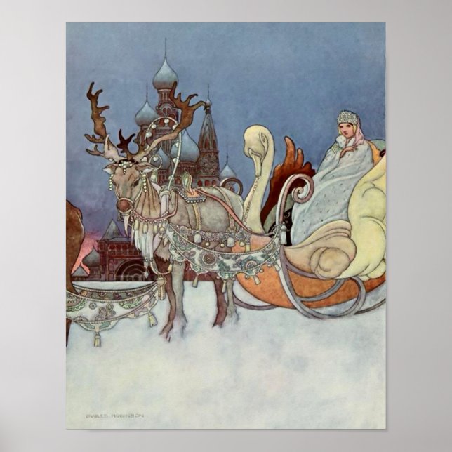 "Der glückliche Prinz von Charles Robinson aus Rus Poster (Vorne)