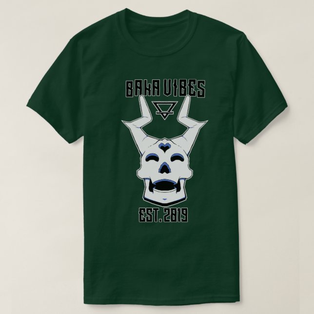Der glückliche Schädel T-Shirt (Design vorne)
