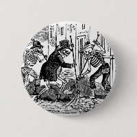 "Der glückliche Straßen-Reiniger Calaveras "