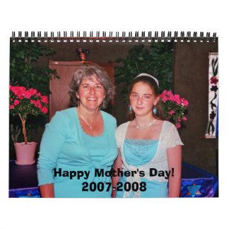 Der glückliche Tag der Mutter! 2007-2008 Kalender