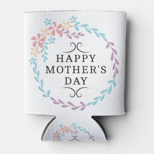 Der glückliche Tag der Mutter, Blumenmuster Dosenkühler