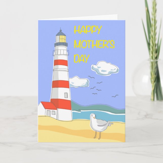 Der glückliche Tag der Mutter Karte (Vorderseite)