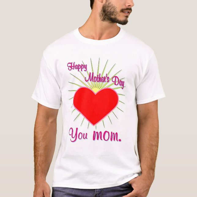 Der glückliche Tag der Mutter T-Shirt (Vorderseite)