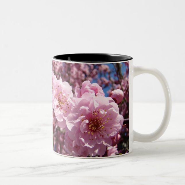 Der glückliche Tag der Mutter! Tassen rosa (Rechts)
