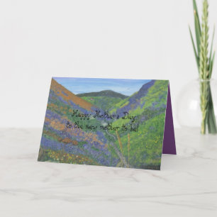 Der glückliche Tag der Mutter zur neuen Mutter zum Karte