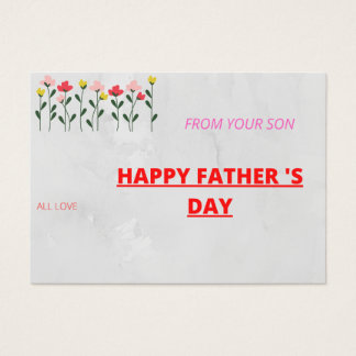 Der glückliche Tag des Vaters