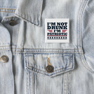 Der glückliche Unabhängigkeitstag am 4. Juli Button