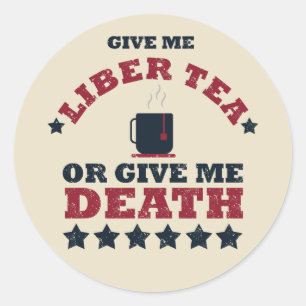 Der glückliche Unabhängigkeitstag am 4. Juli Runder Aufkleber