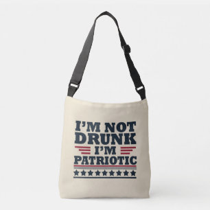 Der glückliche Unabhängigkeitstag am 4. Juli Tragetaschen Mit Langen Trägern