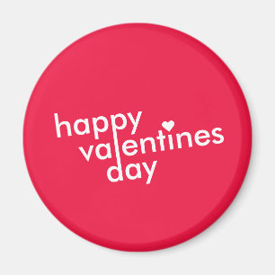 Der glückliche Valentinstag Liebe Herz Moderne M Magnet