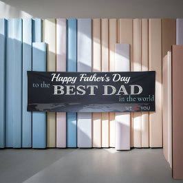Der glückliche Vatertag | Das beste Vater-Banner d Banner