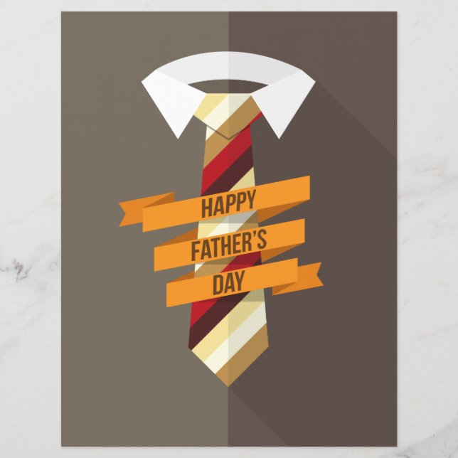 Der glückliche Vatertag Flyer (Vorne)