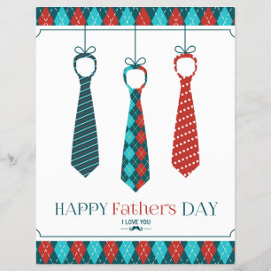 Der glückliche Vatertag Flyer