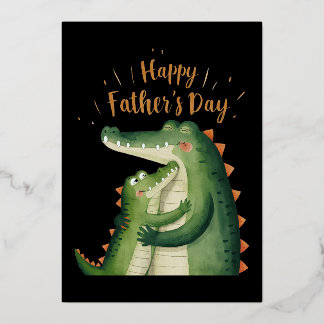 Der glückliche Vatertag Folieneinladung