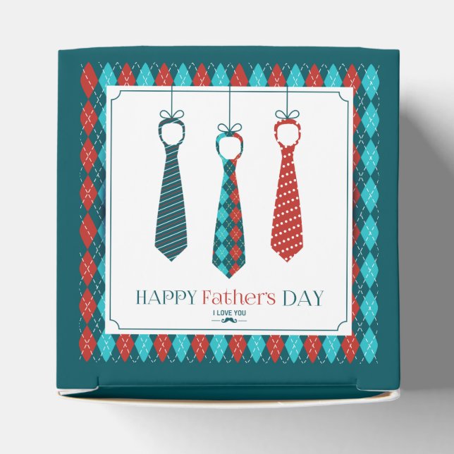 Der glückliche Vatertag Geschenkschachtel (Oben)