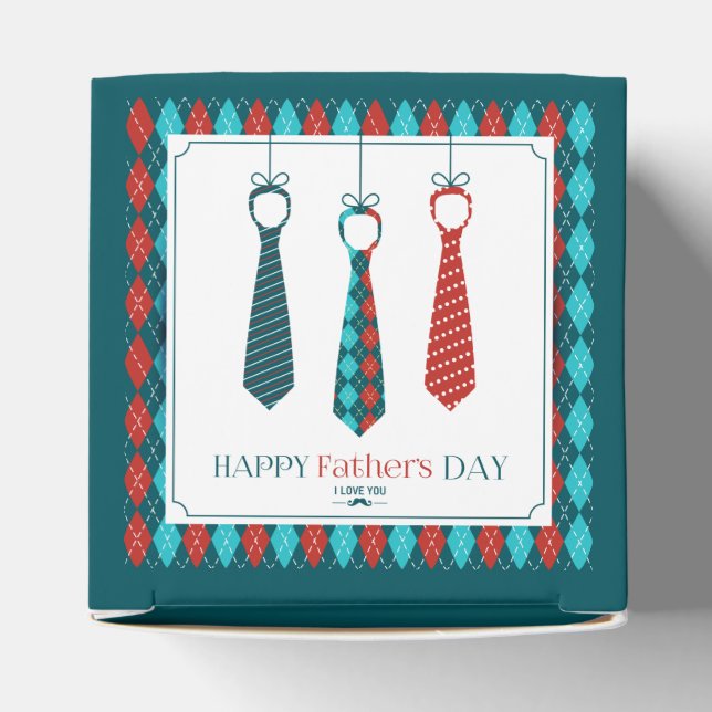 Der glückliche Vatertag Geschenkschachtel (Oben)