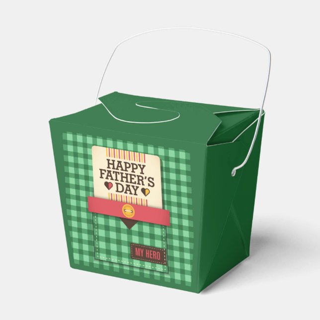 Der glückliche Vatertag Geschenkschachtel (Vorderseite)