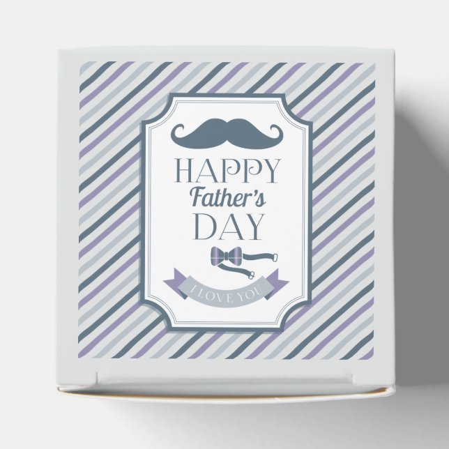 Der glückliche Vatertag Geschenkschachtel (Oben)