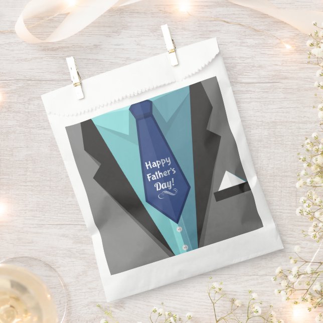 Der glückliche Vatertag Geschenktütchen (Ausgeschnitten)