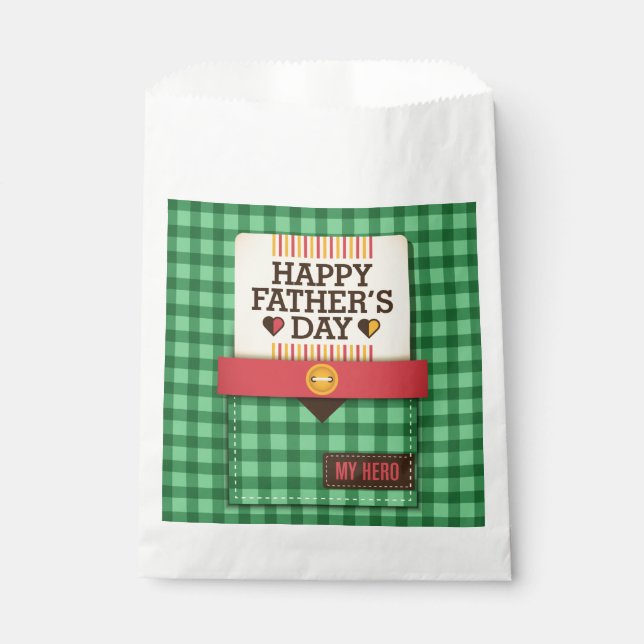 Der glückliche Vatertag Geschenktütchen (Vorderseite)