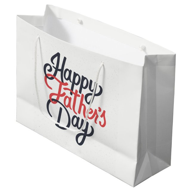 Der glückliche Vatertag Große Geschenktüte (Happy Father's Day gift Bag!)