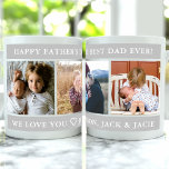 Der glückliche Vatertag Kaffeetasse<br><div class="desc">Passen Sie diese Tasse an und geben Sie sie als Geschenk!</div>