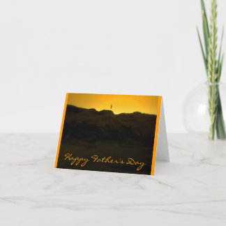 Der glückliche Vatertag Karte