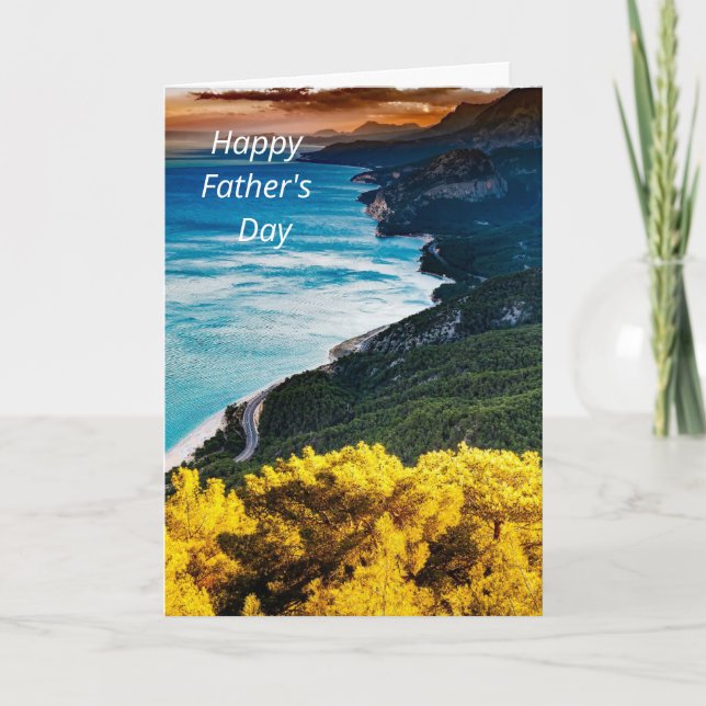 Der glückliche Vatertag Karte (Vorderseite)