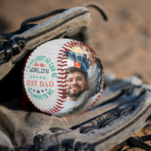 Der glückliche Vatertag   PERSONALISIERTE FOTOS Baseball