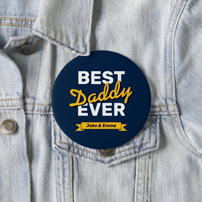 Der glückliche Vatertag | Personalisierte Schaltfl Button (Beispiel)