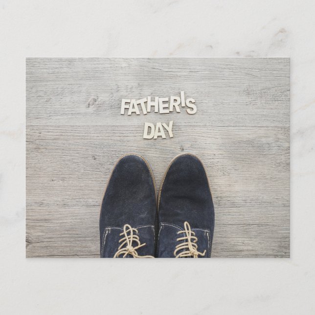 Der glückliche Vatertag Postkarte (Vorderseite)