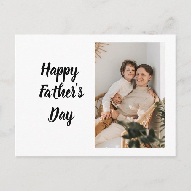 Der glückliche Vatertag Postkarte (Vorderseite)