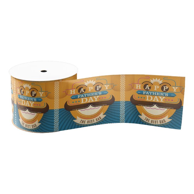 Der glückliche Vatertag Ripsband (Spule)
