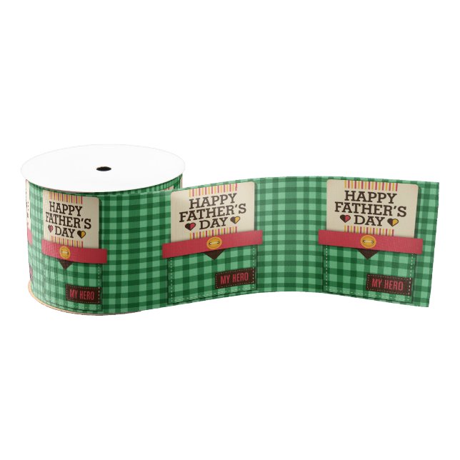 Der glückliche Vatertag Ripsband (Spule)