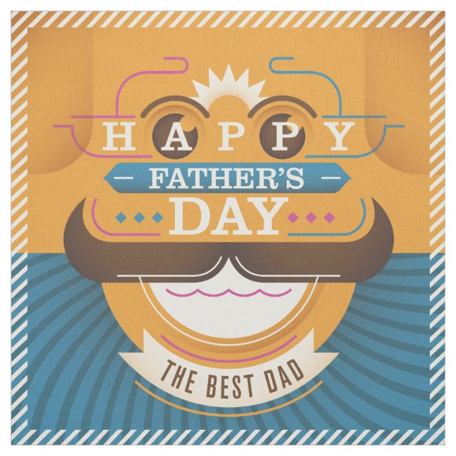 Der glückliche Vatertag Stoff (Muster)