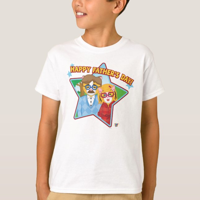 Der glückliche Vatertag! T-Shirt (Vorderseite)