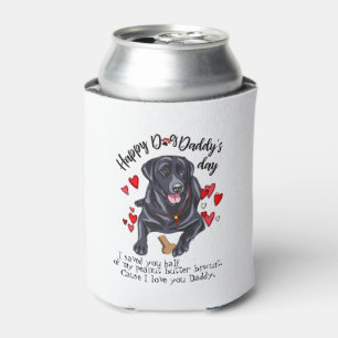 Der glückliche Vatertag von Ihrem Labrador Dosenkühler