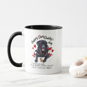 Der glückliche Vatertag von Ihrem Labrador Tasse