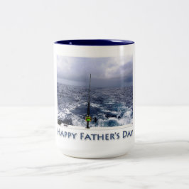 Der glückliche Vatertag Zweifarbige Tasse