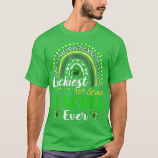 Der glücklichste 1. Klasse Lehrer je St Patrick's  T-Shirt