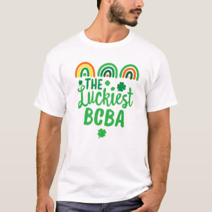 Der glücklichste BCBA RBT St. Patrick's Day Lucky T-Shirt