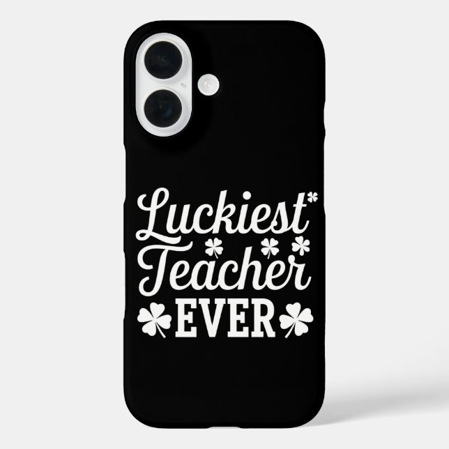 Der glücklichste Lehrer je unterrichtet St. Patric Case-Mate iPhone Hülle (Rückseite)