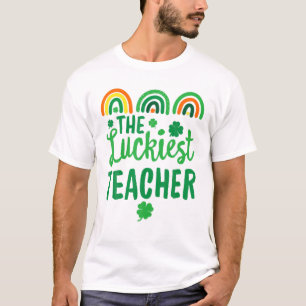 Der glücklichste Lehrer St. Patrick's Day Irish at T-Shirt