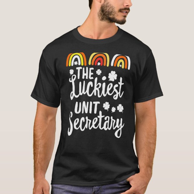 Der glücklichste Sekretär des Referats St Patrick' T-Shirt (Vorderseite)